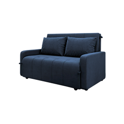 Sofá Cama para Sala de Estar Amora New Veludo Matrix - Azul - 4