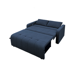Sofá Cama para Sala de Estar Amora New Veludo Matrix - Azul - 5