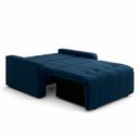 Ver imagem 4 de Sofá Cama para Sala de Estar Amora New Veludo Matrix - Azul