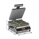 Ver imagem 4 de Chapa para Lanche Sanduicheira Prensa Estriada 52,5cm 220v