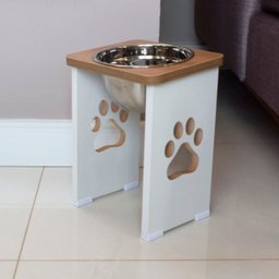 Comedouro Elevado Pet Cachorro Grande Mdf - 30 Cm - 5
