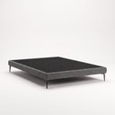 Ver imagem 5 de Cama Base Box Casal Unique 138x188 Sommier Moderno Pés de Ferro Bouclê Cinza - Desk Design