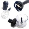 Mixer 110V 3 Em 1 Batedor De Claras Mini Processador Copo Pp - 2