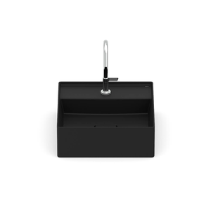 Cuba Roca Apoio Quadrada C/mesa Terra T8 350x350 Black Matte Black Matte