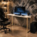 Ver imagem 2 de Escrivaninha Gamer Office 1,10 Klm 110x45 cm Compacta Klm Store