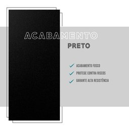 Estante Cabideiro Carraro Tubo e Banco Preto Fosco - 7