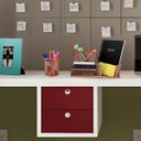 Ver imagem 6 de Porta Caneta Treco Lápis Post It Multiuso Home Office Luxo - Kit 2 Rose Gold