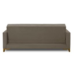 Sofá Cama 3 Lugares 2,00m Aurora Suede Adonai Estofados - 10