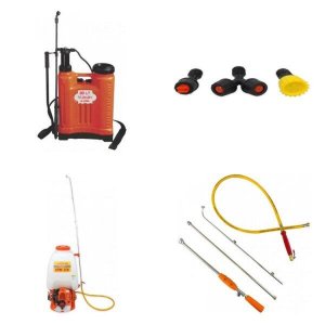 Kit Pulverizador Costal a Gasolina 25L VPM260 e Pulverizador Costal Manual 20L VP20L Vulcan Trent