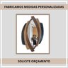 Espelho Decorativo Moldura Madeira Pegui Montreal 53x85:Marrom - 3