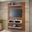 Ver imagem 1 de Painel para Tv de até 43" Viero Imbuia e Off White Imbuia