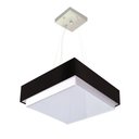 Ver imagem 1 de Lustre para Sala de Jantar Vivare Md-4405 Cúpula em Tecido 60x60cm Cor Preto Bivolt