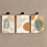 Kit 3 Quadro Decorativo Arte Moderna Luxo Sala Boho Abstrato Qualidade Premium 40x28cm - 2
