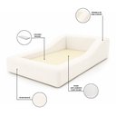 Ver imagem 5 de Cama Infantil Montessoriana a Vácuo Solteiro Colchão Brinde Bouclê Bege Vimont Moveis