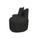 Ver imagem 5 de Namoradeira Sofá Feijão Suria 150cm Orgânica Suede Preto