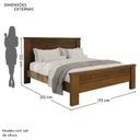 Ver imagem 3 de Cama Queen Paolo em MDF com Cabeceira Frisada Âmbar