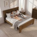 Ver imagem 4 de Cama Queen Paolo em MDF com Cabeceira Frisada Âmbar