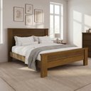 Ver imagem 1 de Cama Queen Paolo em MDF com Cabeceira Frisada Âmbar