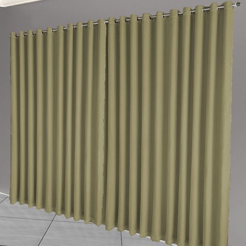 Cortina Blackout Blecaute Quarto 7,00 X 2,80 Celina Bege