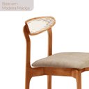 Ver imagem 6 de Conjunto de Mesa Jantar Ello Tampo 240cm Barril Laminado e 8 Cadeiras Mônaco Premium Natural Milano/Imbuia Natural/Cinamomo Marrom