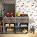 Ver imagem 6 de Cozinha Churrasqueira Infantil Mini Chefe com Fogão e Led Cinza Ofertamo