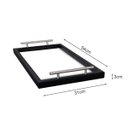 Ver imagem 6 de Bandeja Grande Cantinho Café Moderna Aparador Hall Entrada Recepção Casa Mesa Sala Jantar Madecor Ba