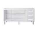 Ver imagem 4 de Balcão Gabinete para Pia Carina 140cm sem Tampo - Branco
