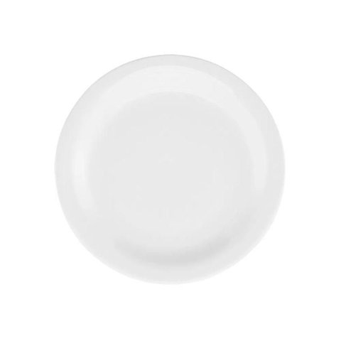Jogo de Pratos Sobremesa Oxford 20cm Pro Branco 12 Pçs