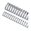 Ver imagem 1 de Wire-o Garra Duplo 1/2 100 Folhas A4 3x1 Preto 100 Unidades