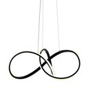 Ver imagem 3 de Lustre Pendente Taschibra Design Tóquio 30w Led 45cm Luz Quente 3000k Bivolt Preto
