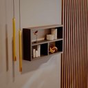 Ver imagem 1 de Nicho de Parede Decorativo Preto Pequim para Sala Quarto Hall