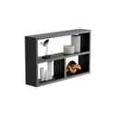 Ver imagem 2 de Nicho de Parede Decorativo Preto Pequim para Sala Quarto Hall