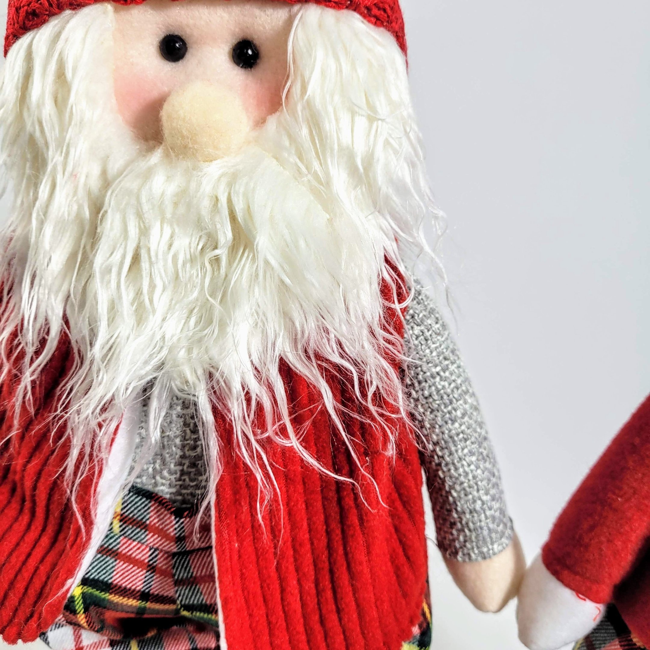 Papai Noel E Boneco De Neve 52/45cm Enfeite Natal Kit 2pc - 4