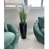 Vaso Decorativo Fibra de Vidro Florida P 65cm Preto - 4