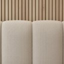 Ver imagem 2 de Cama Solteiro Turquesa Estofada Infantil Luxo com Cabeceira Resistente