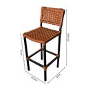 Ver imagem 4 de Banqueta Aluminio com Corda Naútica Area Externa Gourmet