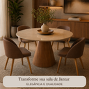 Ver mais imagens de 2 Cadeiras Diamante Courino Aveludado Madeira Design Moderno