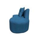 Ver imagem 5 de Namoradeira Sofá Feijão Suria 150cm Orgânica Bouclé