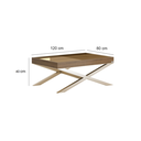 Ver imagem 7 de Mesa de Centro Charm Aço Prata Várias Cores Tam g - Datelli Design