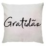 Capa de Almofada Gratidão Branco - 1