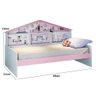 Cama Infantil com Painel de Casa Diversão - Pura Magia - 4