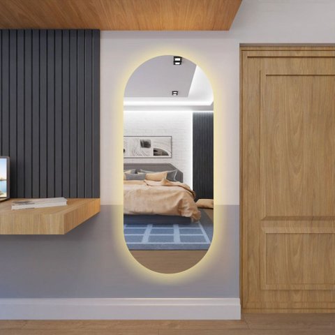 Espelheira 150x40 E07 Polido Sup Pat Led Neutro Bivolt