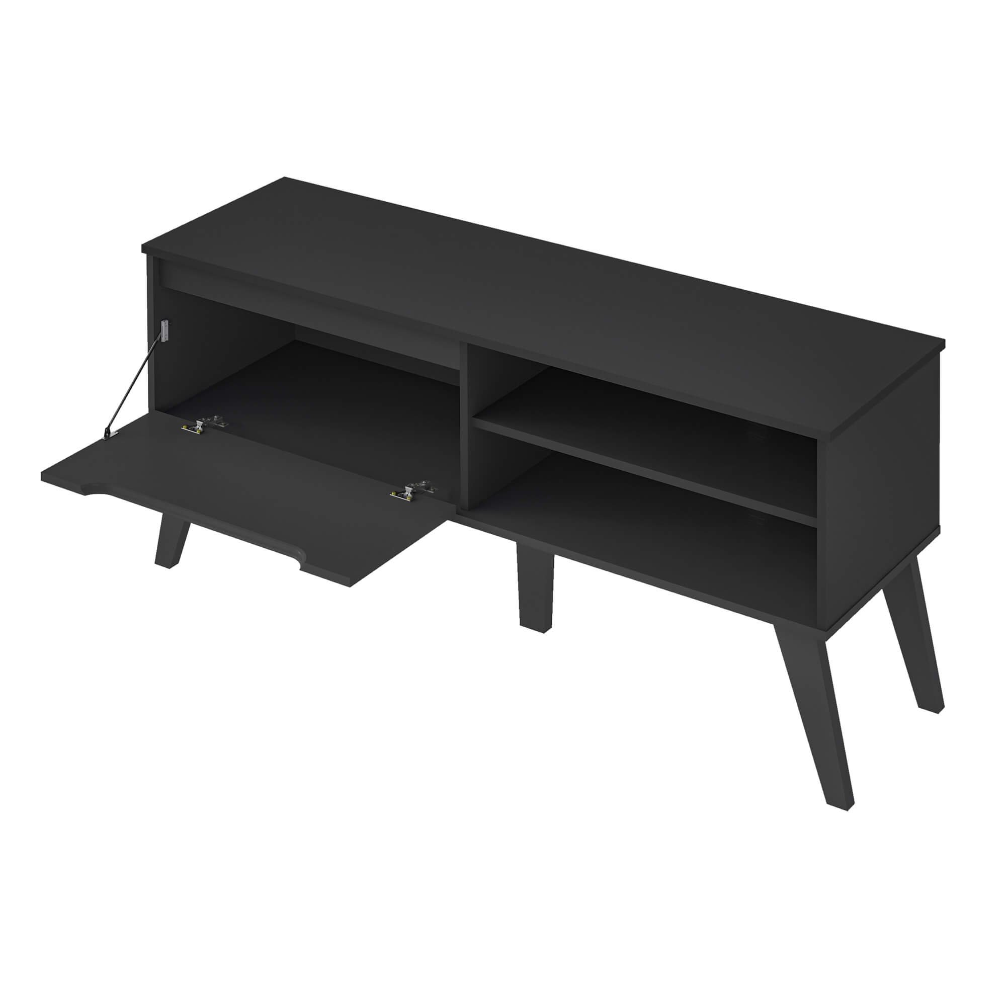 Lotus Rack Modeline Rack Lotus Cor Preto | MadeiraMadeira