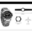Ver imagem 6 de Relógio de Pulso em Aço Inoxidável Clássico Esportivo Nf9215s Preto