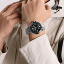 Ver imagem 3 de Relógio de Pulso em Aço Inoxidável Clássico Esportivo Nf9215s Preto