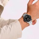 Ver imagem 4 de Relógio de Pulso em Aço Inoxidável Clássico Esportivo Nf9215s Preto