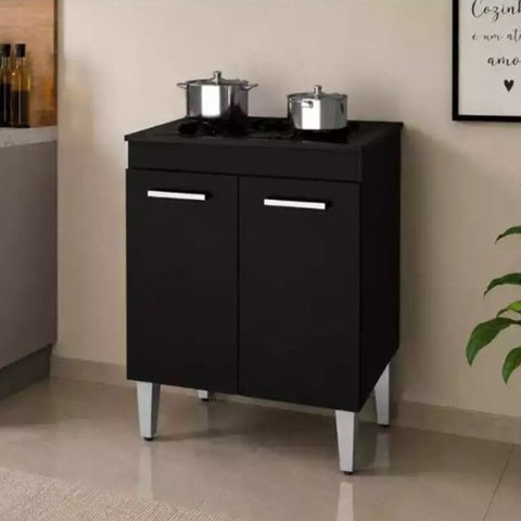 Balcão para Cooktop 5 Bocas 2 Portas Nauru