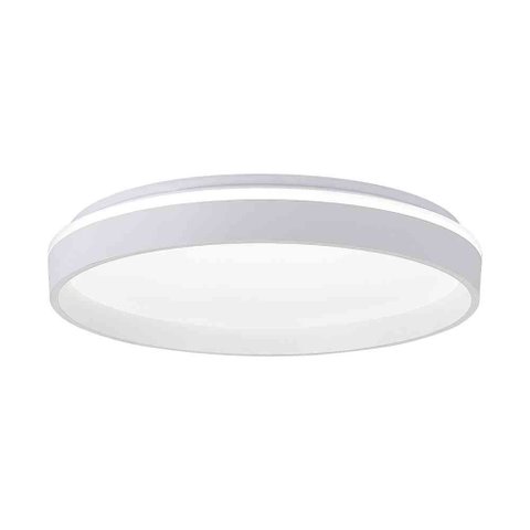 Plafon Led Duetto Redondo 26cm 18w Bivolt Tcc Ajustável - Branco