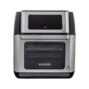 Fritadeira Air Fryer Black Decker 12 Litros Afo12g Preto e Inox 220v