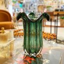 Ver imagem 6 de Vaso Murano Vidro Italy Verde Esmeralda 19x24cm Wolff